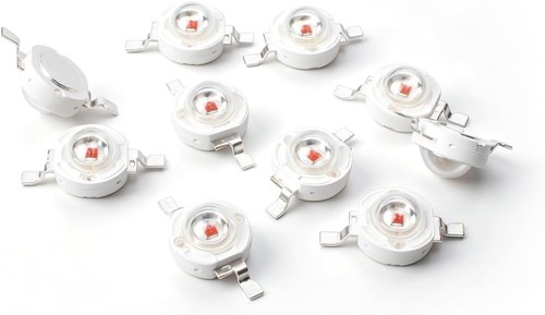 Amber led chip beads - 10,