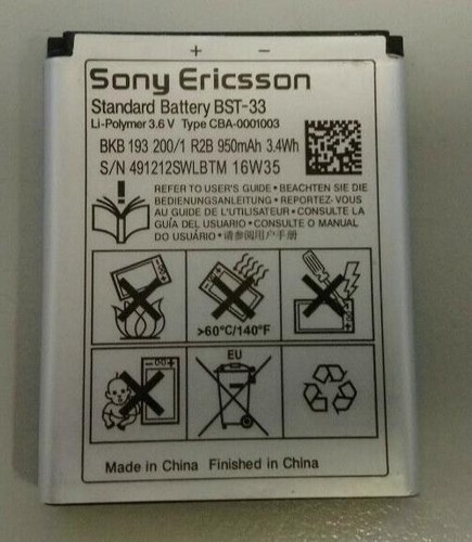 Replacement bst battery - bst-33,