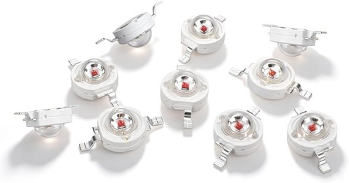 Amber led chips - 10,